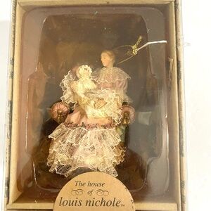 Vintage Kurt Adler Louis Nichole NIB Victorian Christmas Ornament